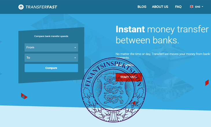 Estonian instant bank to bank money transfer firm TransferFast receives