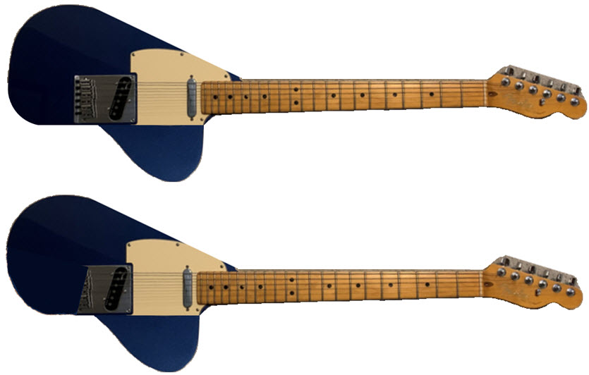 Ergonomic Guitar Project Two Ergonomic Electric Guitars