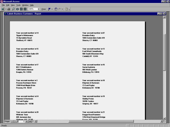 Learn Microsoft Access Now!