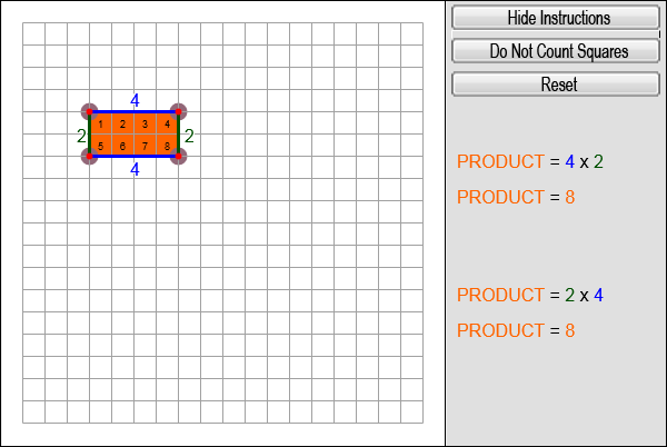 Array Model For Multiplication
