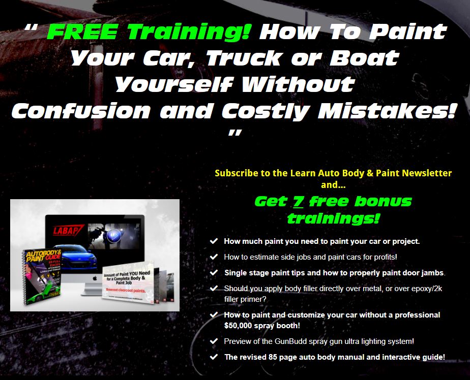 LABAPTraining3 How To Paint Your Car Doityourself Auto Body and