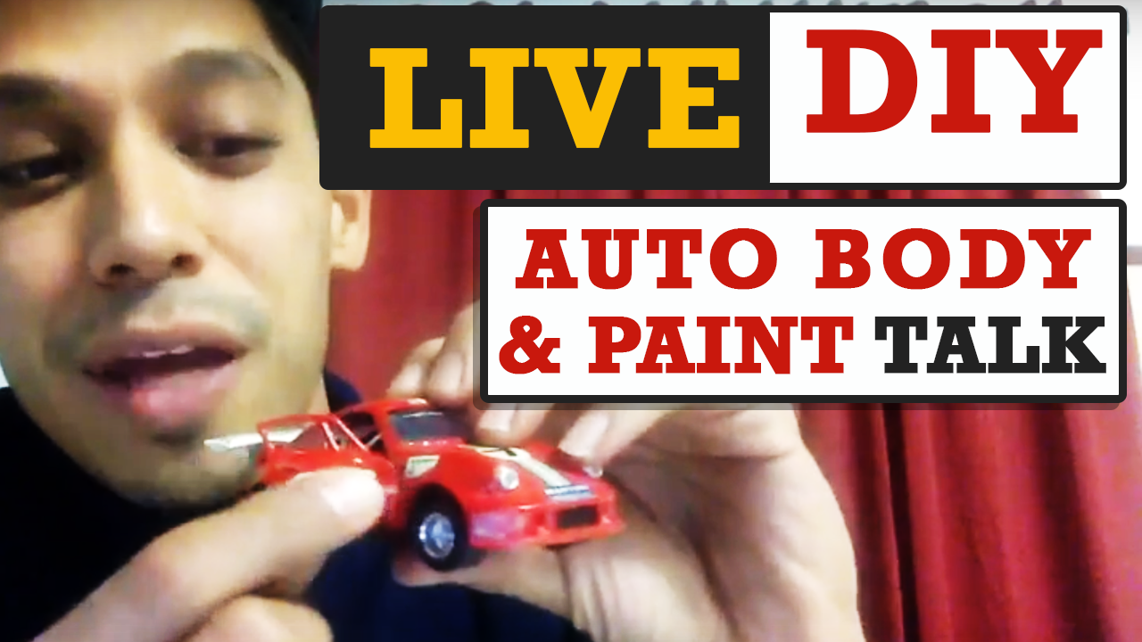 Live DIY Auto Body & Paint Talk (your questions answered) with Tony