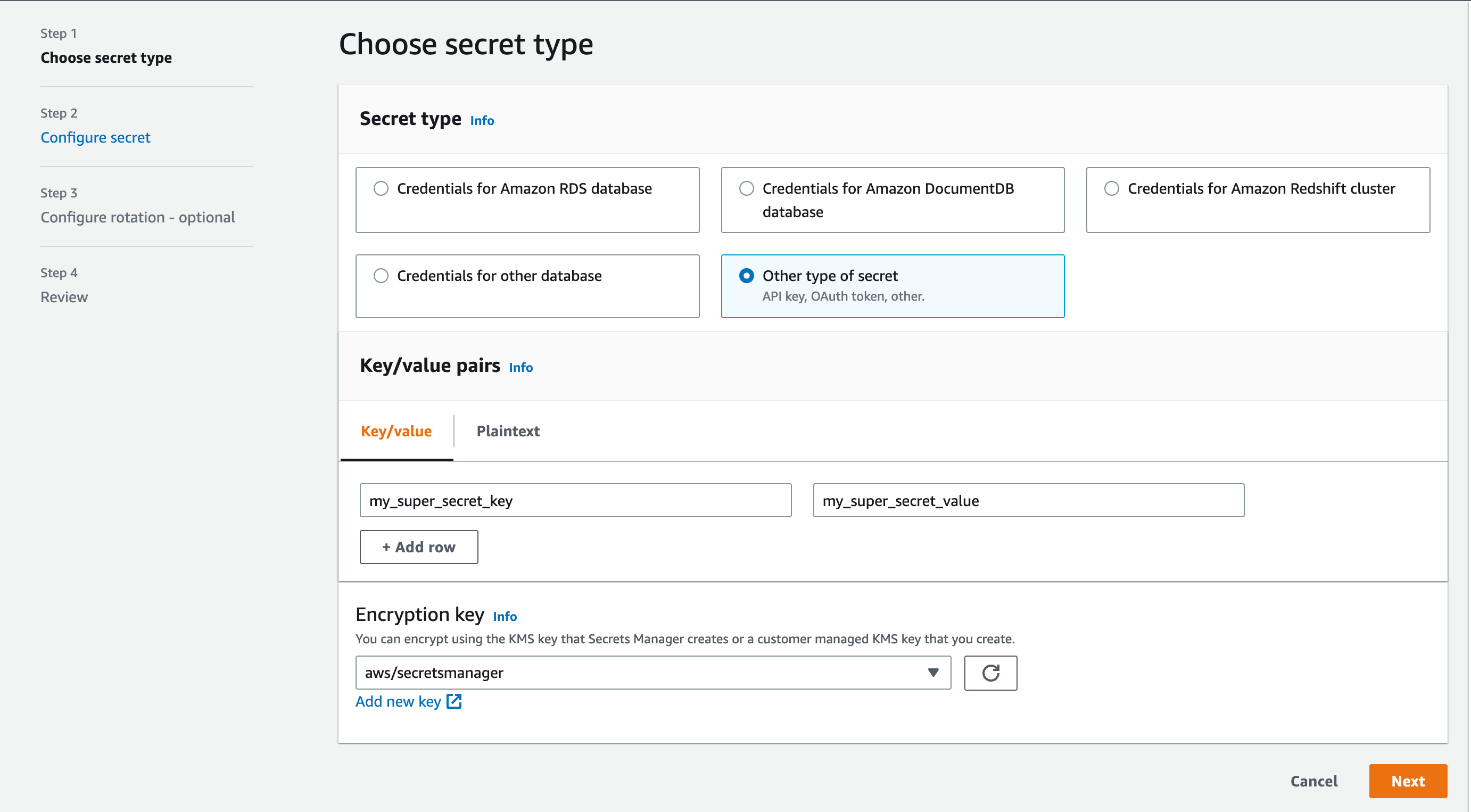 How to integrate AWS CodeBuild and AWS Secrets Manager?