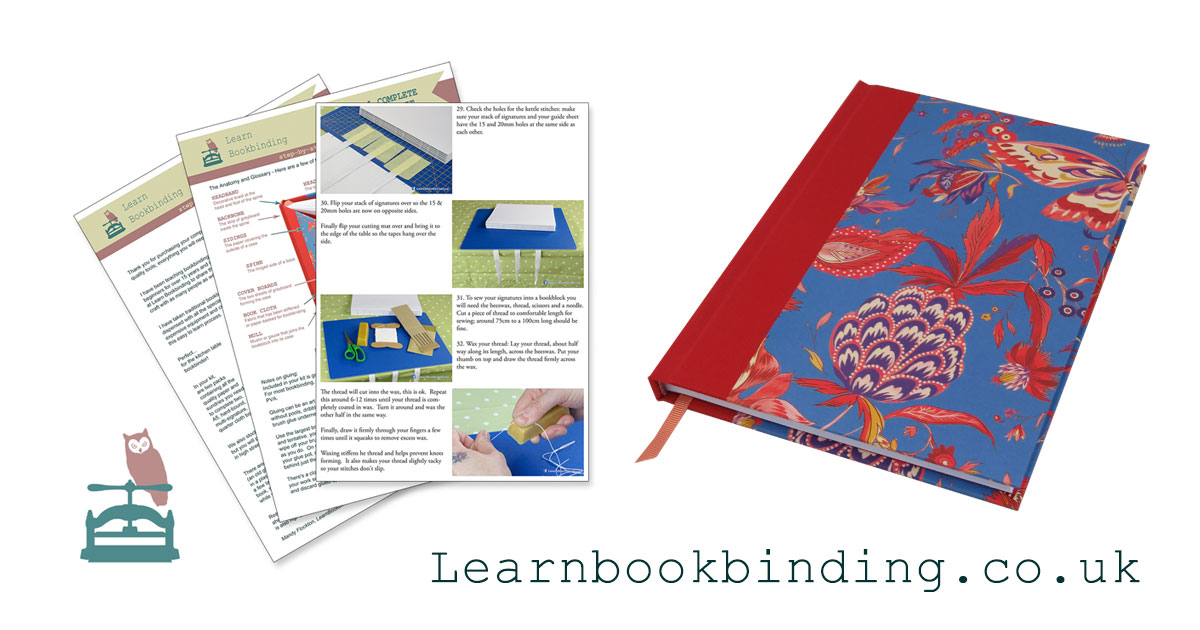 Bookbinding Instructions Starter Kit Learn Bookbinding