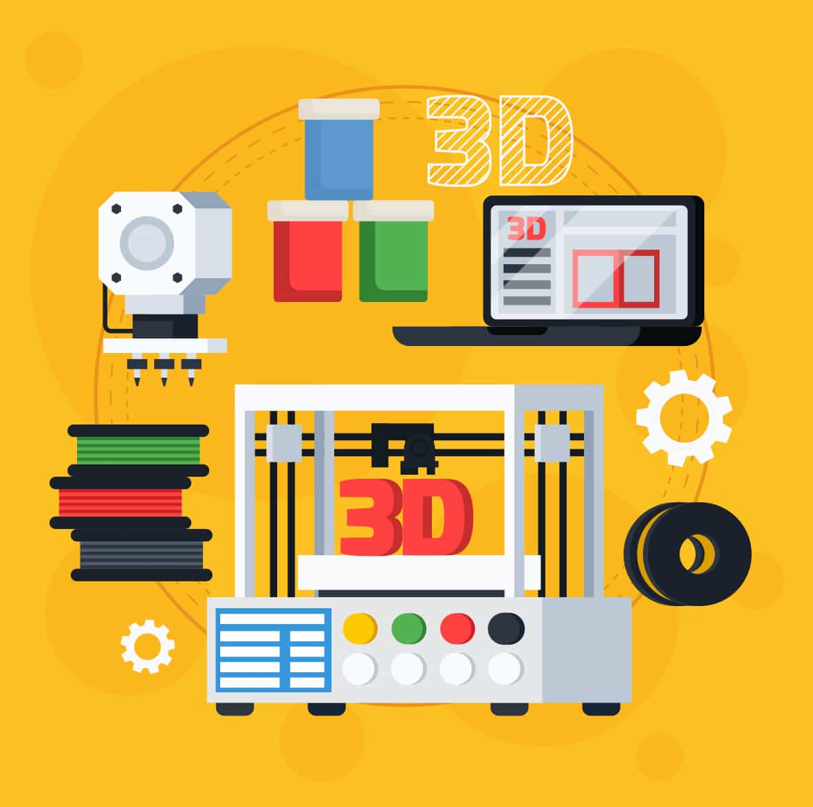 Free 3D printing filament comparison guide for education.