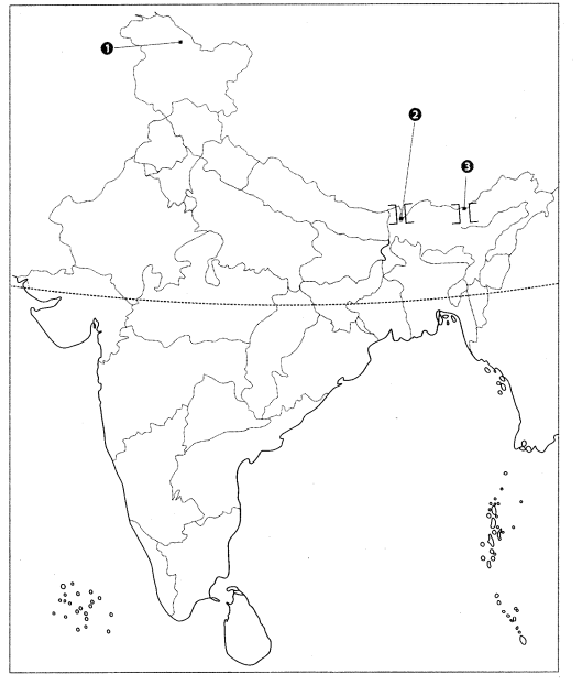 Class 9 Geography Map Work Chapter 2 Physical Features of India Learn