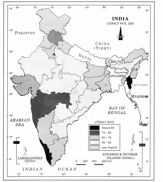 Practical Work in Geography Class 12 Solutions Chapter 3 Graphical Representation of Data