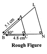 Maharashtra Board Class 10 Maths Solutions Chapter 4 Geometric Constructions Problem Set 4 11