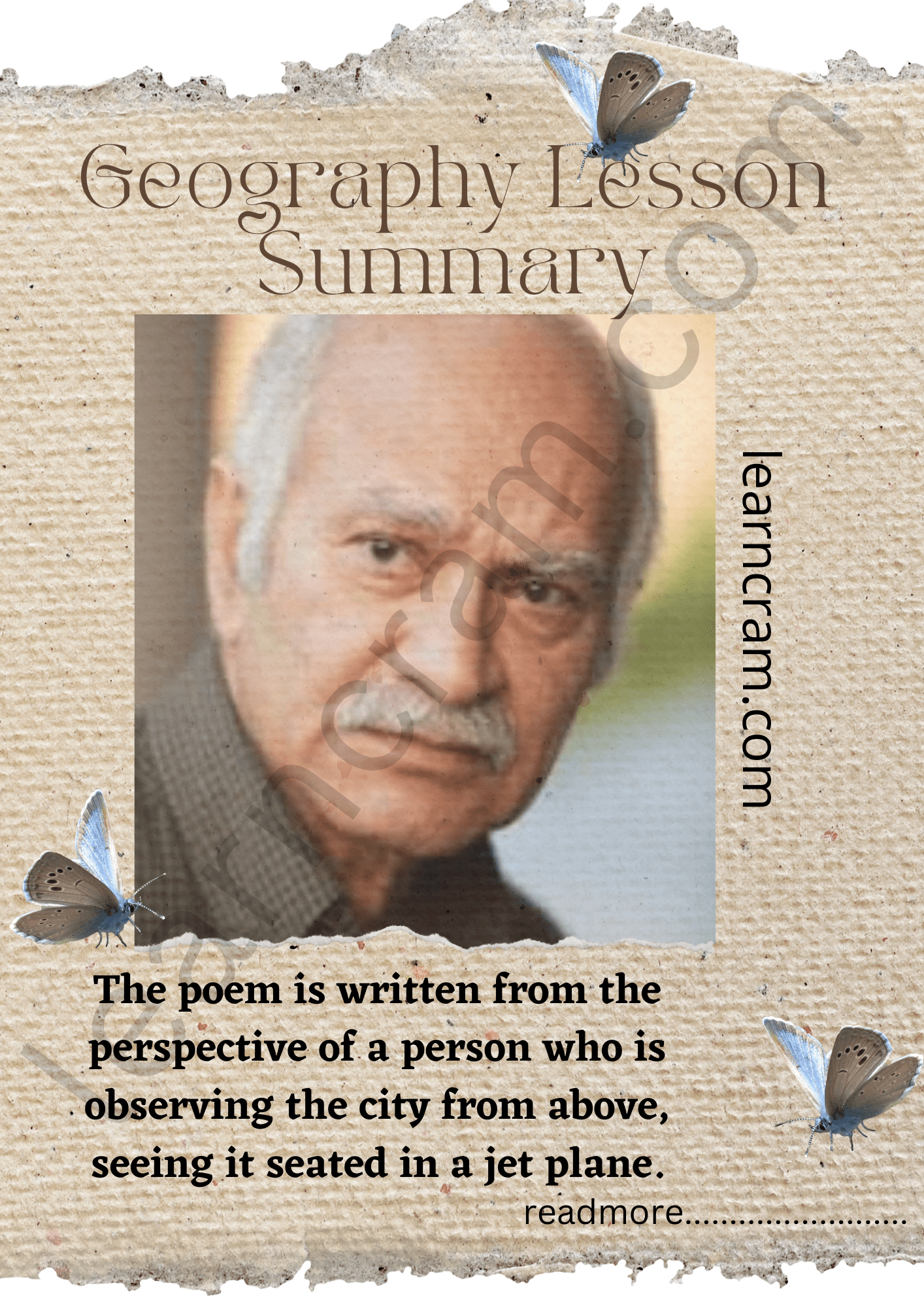 Geography Lesson Summary Analysis and Explanation By Zulfikar Ghose