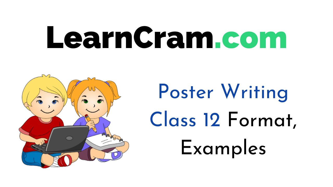 Poster Writing Class 12