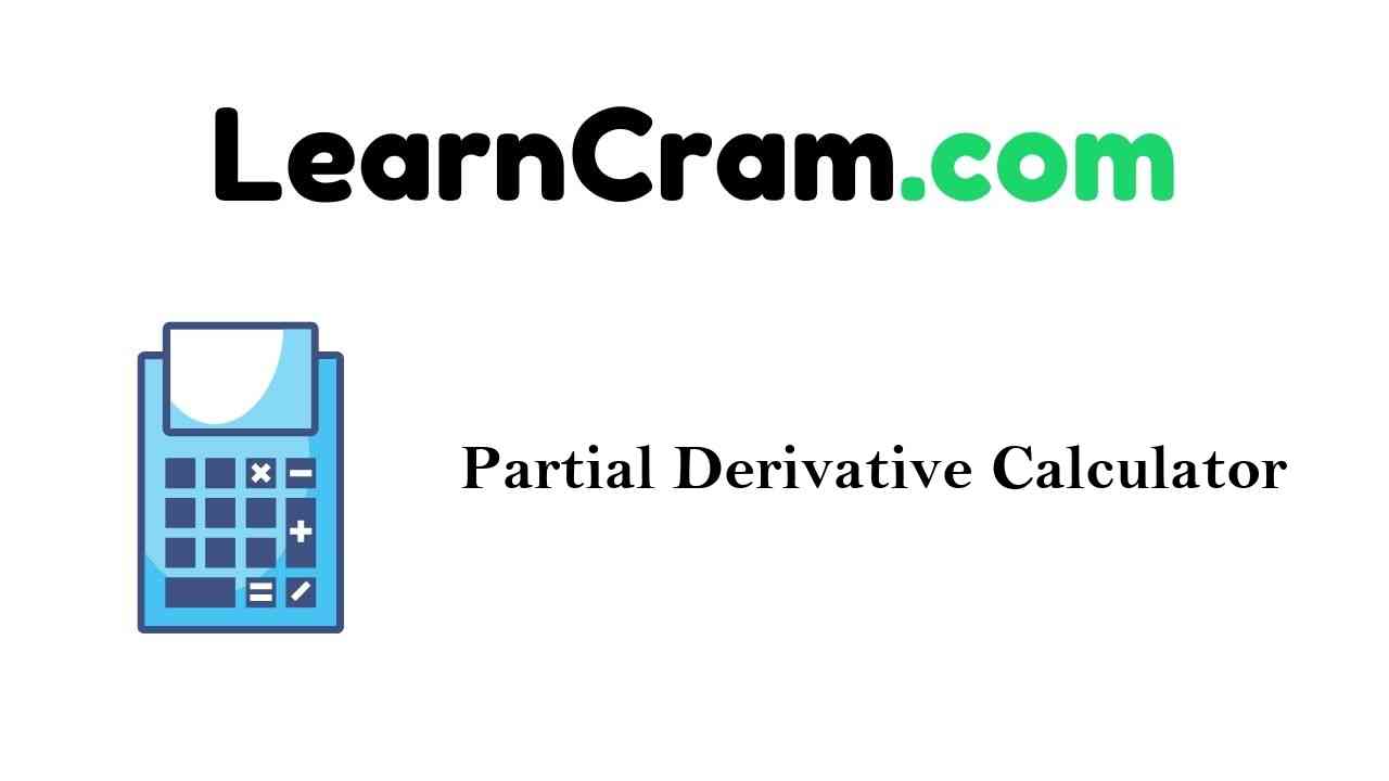 Partial Derivative Calculator