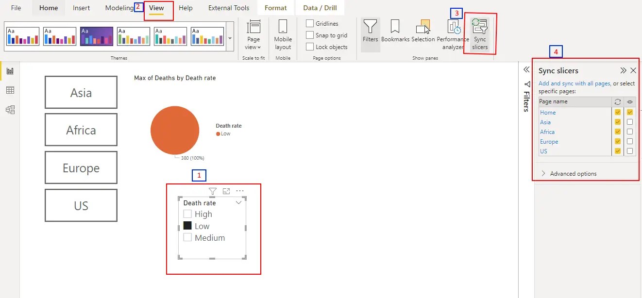 How Power BI Sync filters across pages work? Learn DAX