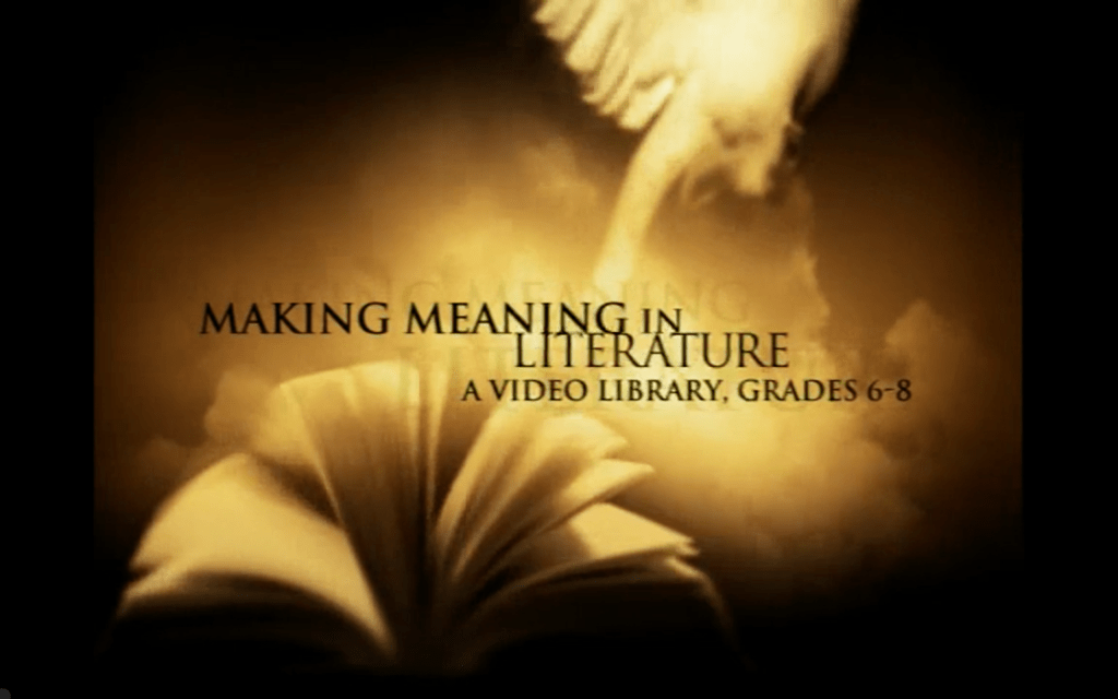 Making Meaning in Literature A Video Library, Grades 68 Annenberg