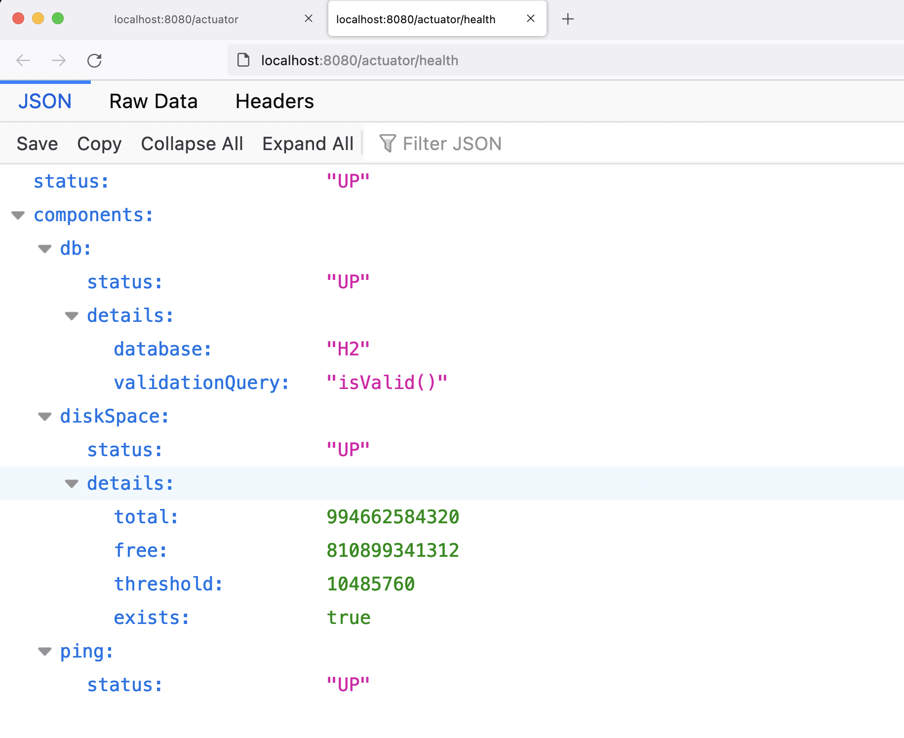 Spring Boot Actuator