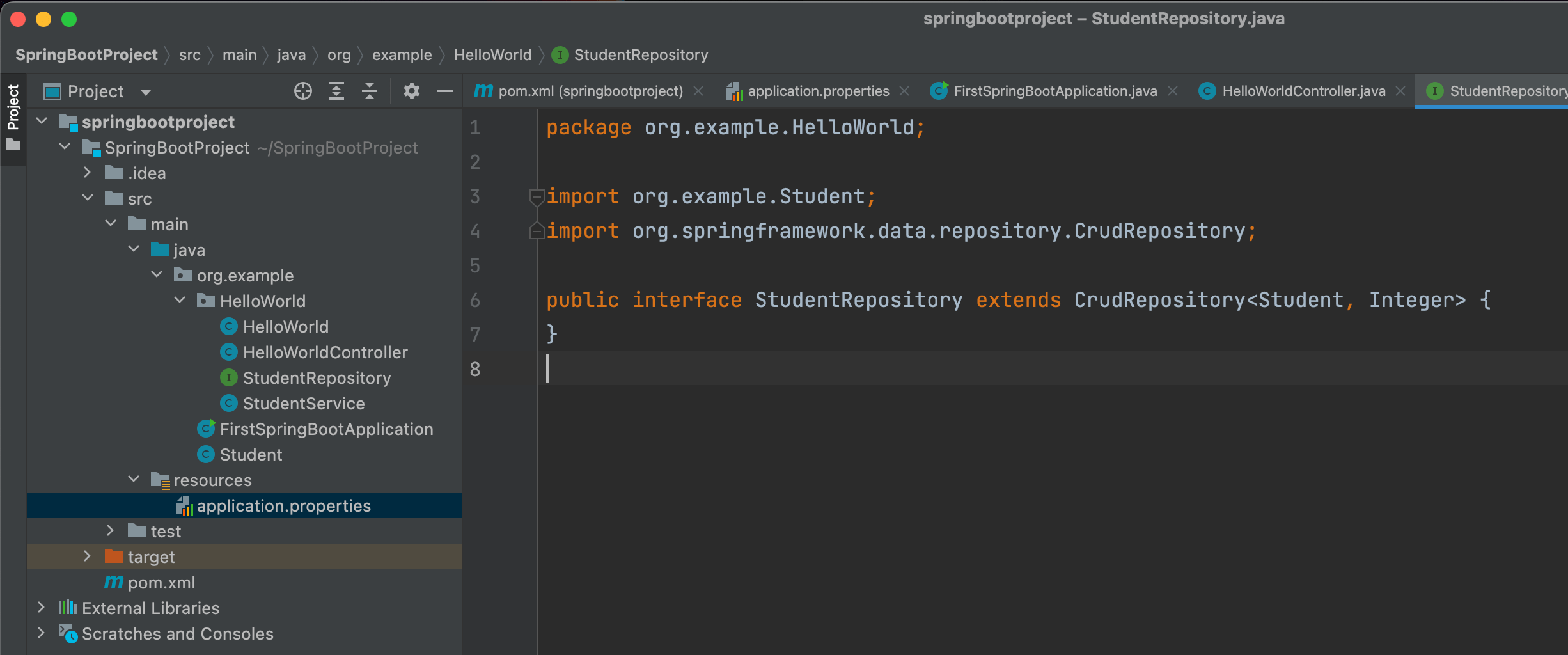 Spring Boot Read data from Database with Spring Data JPA