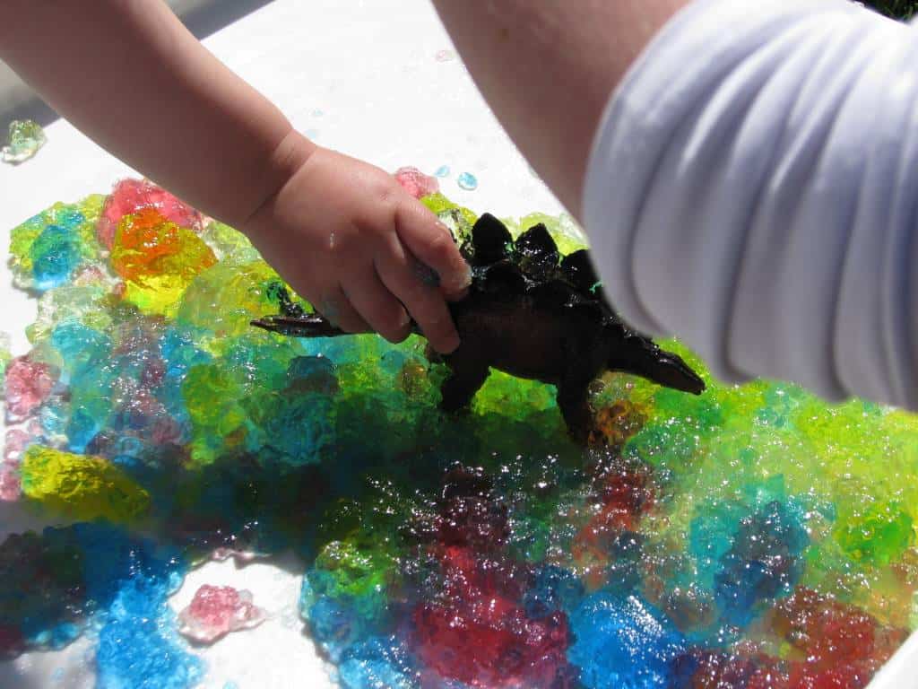 Sensory Play with Jelly Learning 4 Kids