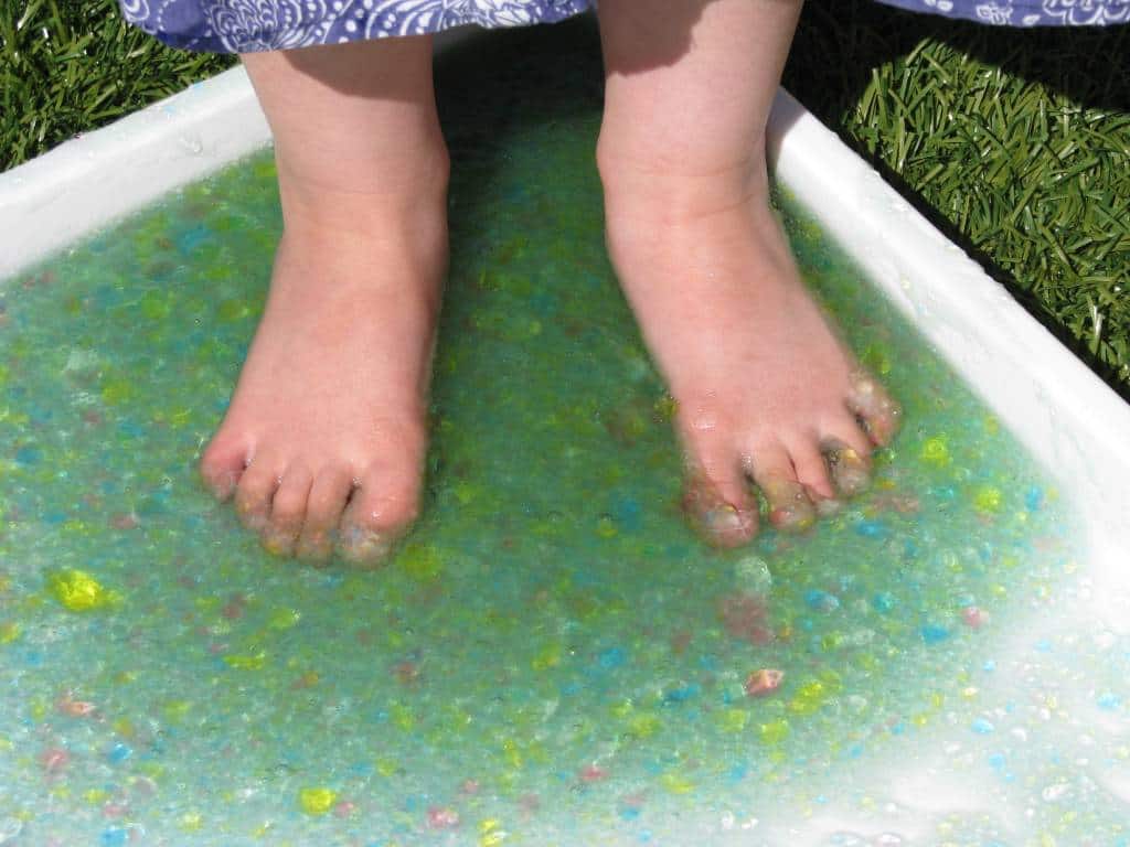 Sensory Play with Jelly Learning 4 Kids