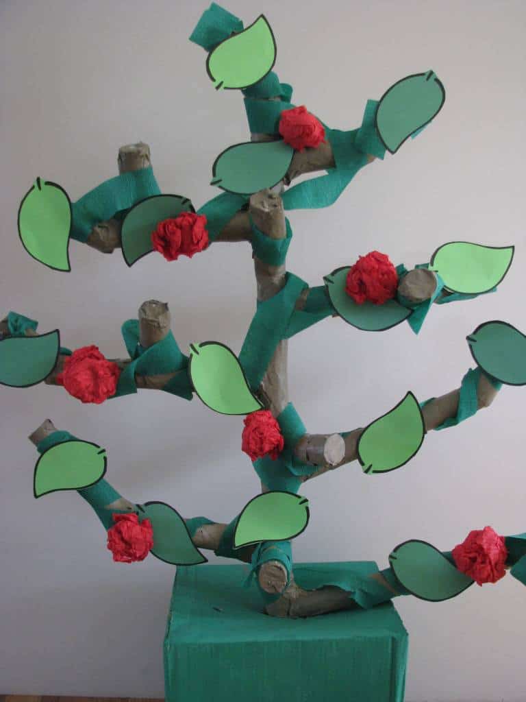 Paper Mache Tree for all Seasons Learning 4 Kids
