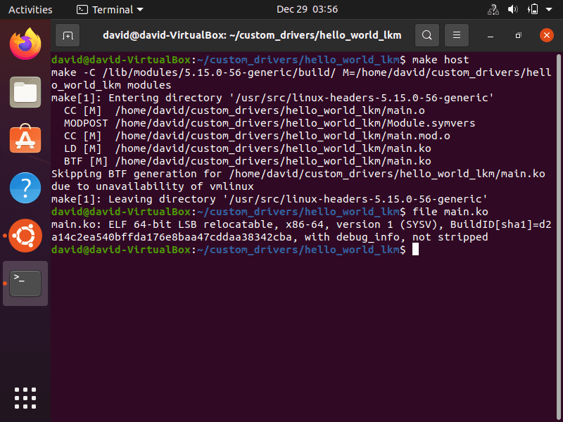How to Create a Custom Makefile that Can Build a Linux Kernel Module for a Local or Target Host