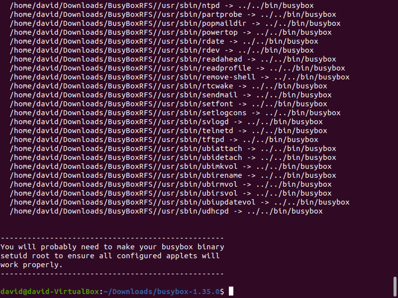 How to Create a Root File System for Linux using Busybox