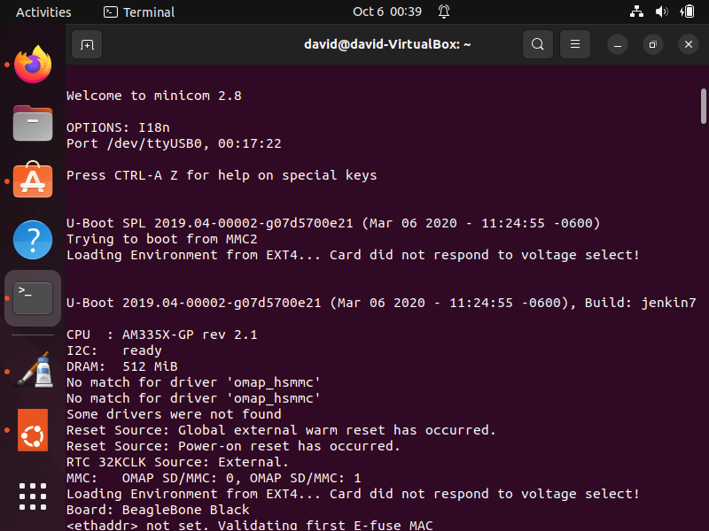 How to Set Up To Be Used with the BeagleBone Board in Ubuntu Linux