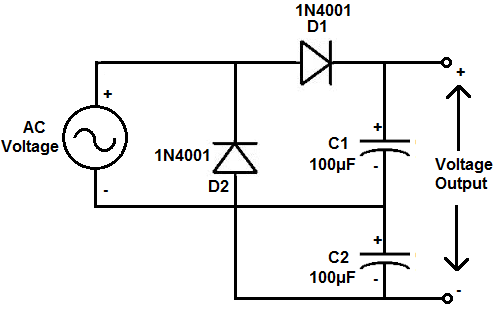 voltage doubler circuit schematic - Wiring Flow Line