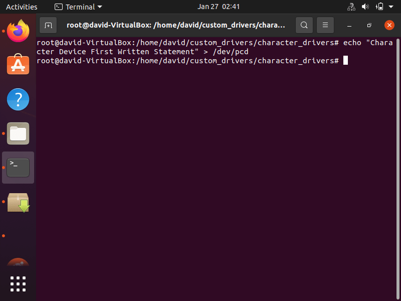 How to Test a Linux Character Device Driver