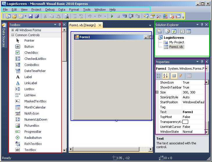 Visual Basic Tutorial Step by step example