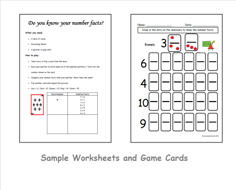 Mathematics Addition Facts and Patterns Year 1