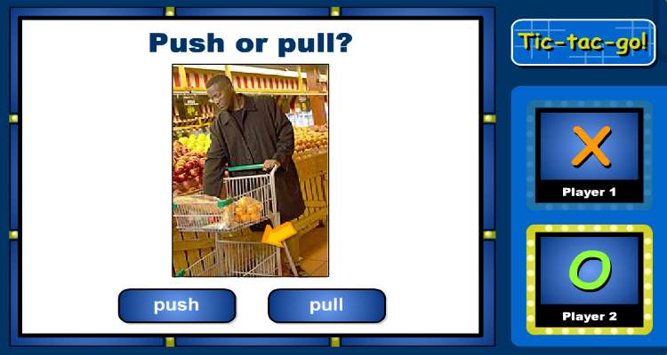 Kindergarten Science Learning Game Push or Pull Learning Liftoff