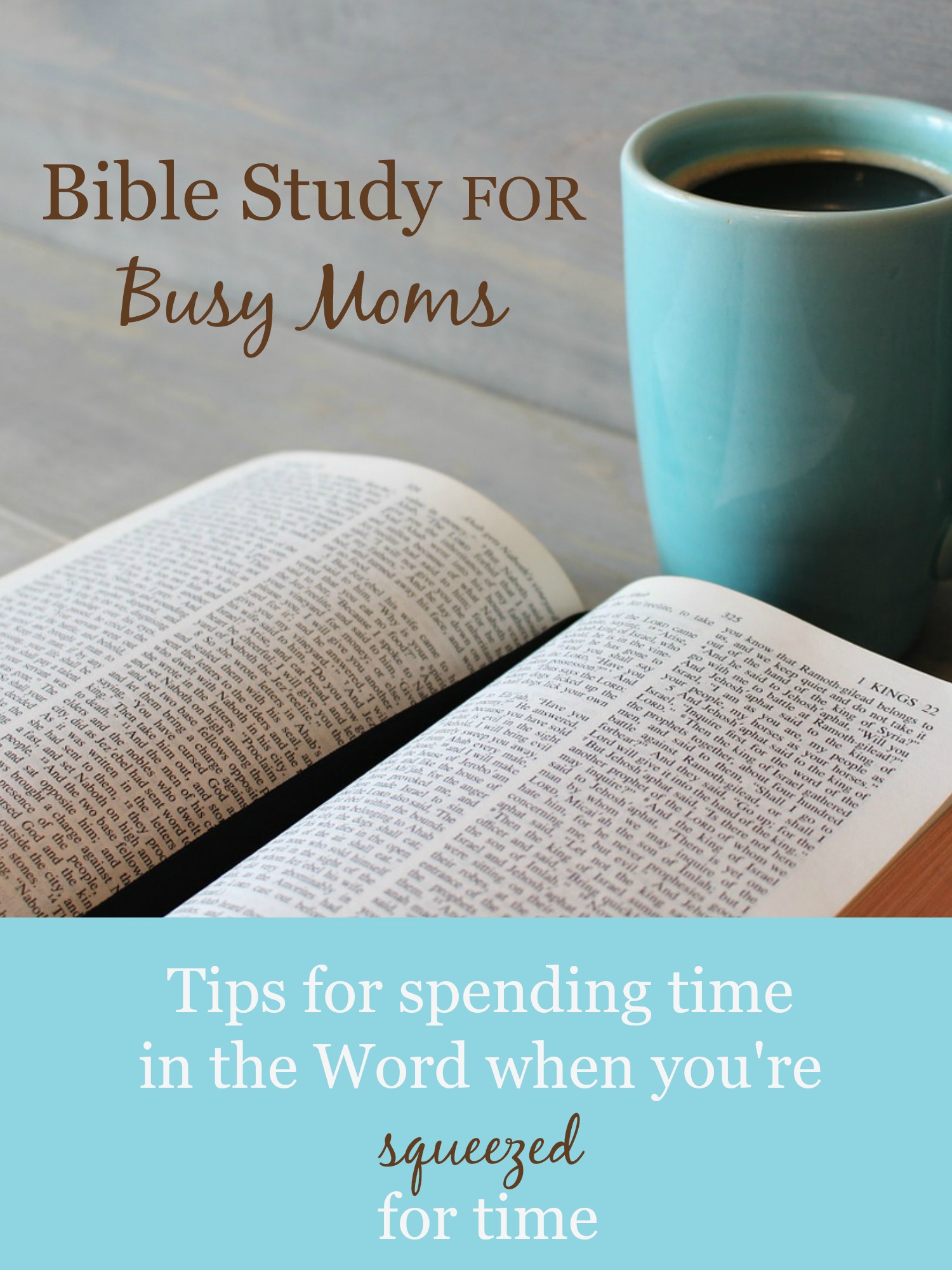 Bible Study for Busy Moms - Learning Mama