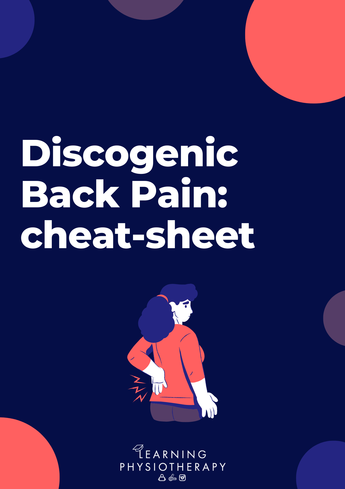 Discogenic Back Pain Cheat Sheet Learning Physiotherapy