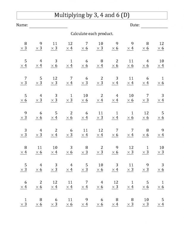 Basic Math Facts Worksheets Learning Printable