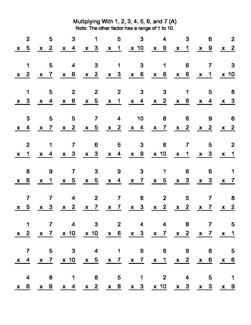 Math Papers to Print | Learning Printable