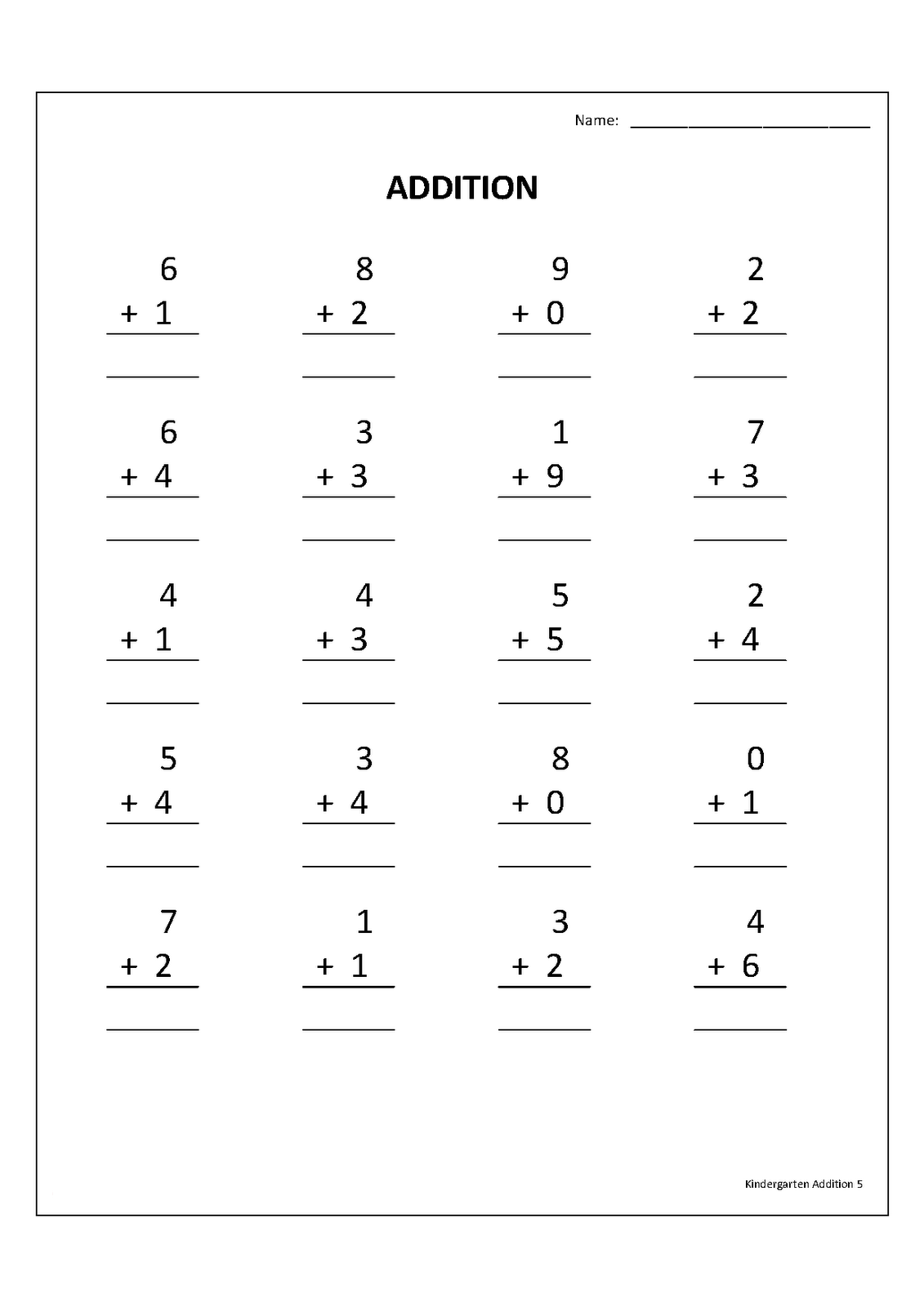 Homework Sheets to Print | Learning Printable