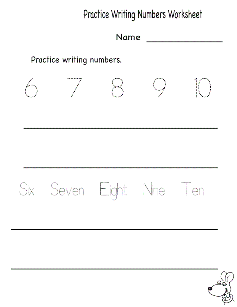 School Prep Worksheets Learning Printable