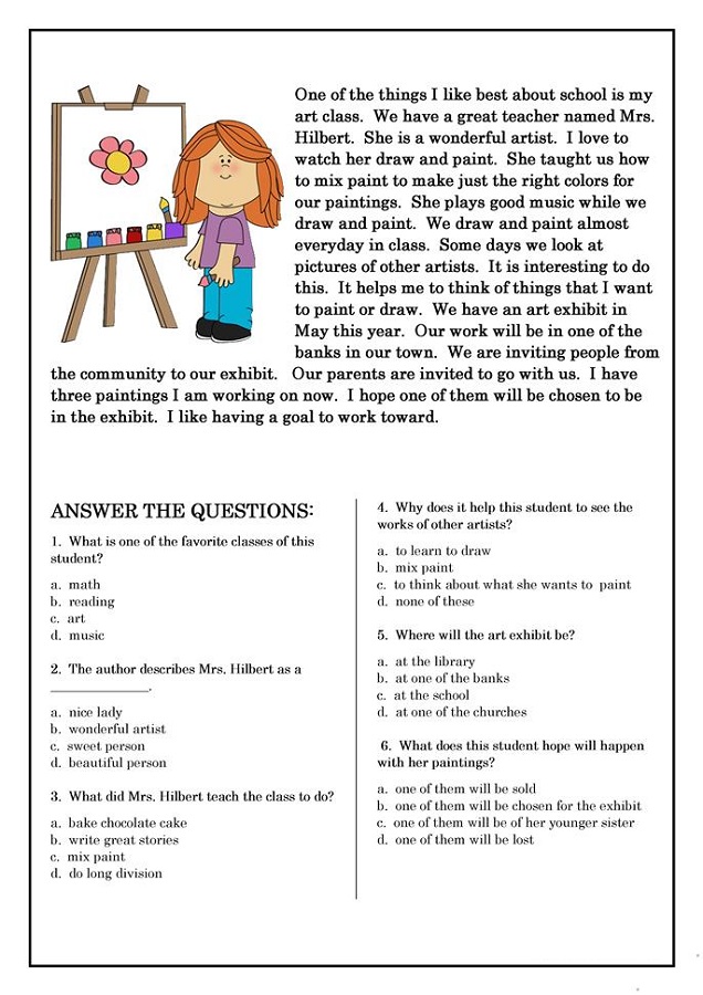 Printable Worksheets for Elementary Students | Learning Printable