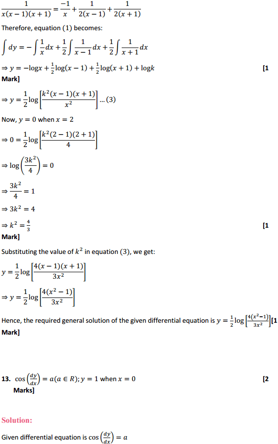 NCERT Solutions for Class 12 Maths Chapter 9 Differential Equations Ex 9.4