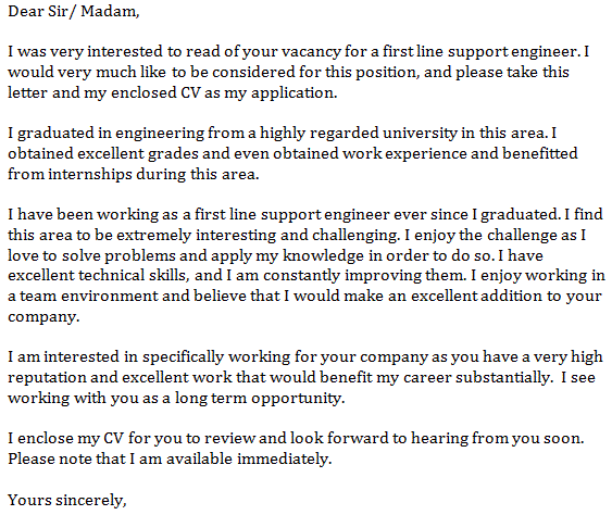 Letter Of Application: Letter Of Application Opening Line (563 x 474 Pixel)