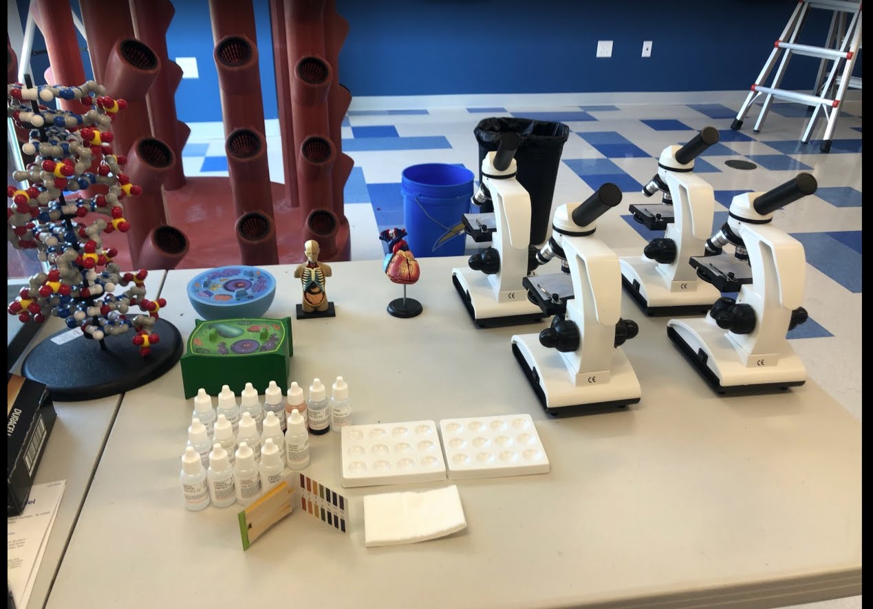 We helped to set up the new STEM lab at EVS Learning Equipment Supply