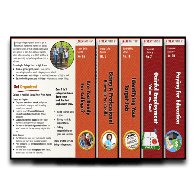 JumpStart College pamphlet set Learnovation®