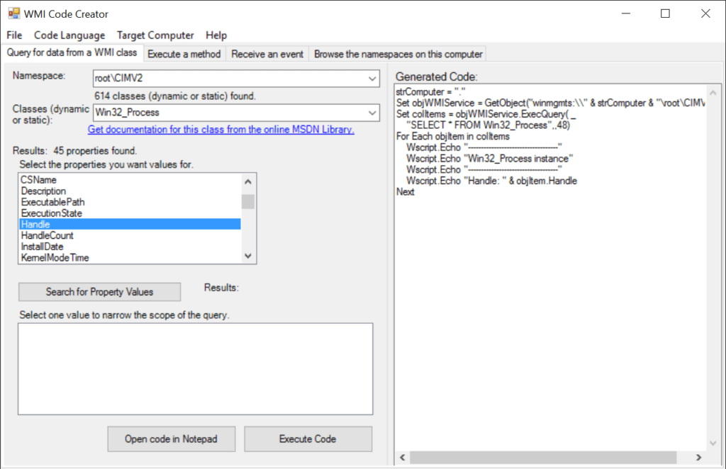 Guide Windows Management Instrumentation (WMI) in QTP (UFT)