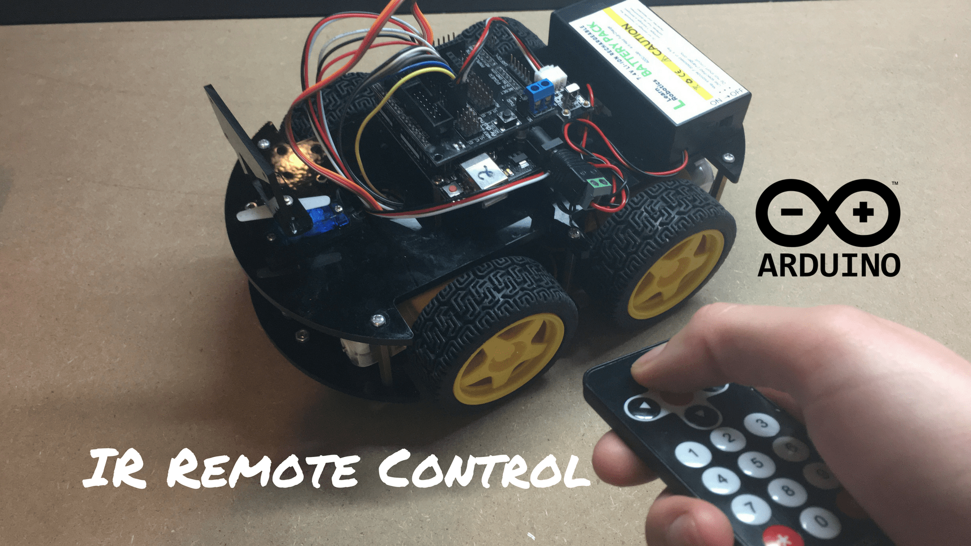 Program Arduino IR Remote to Control a Mobile Robot Learn Robotics