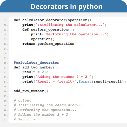 Decorator in python Learn Simpli
