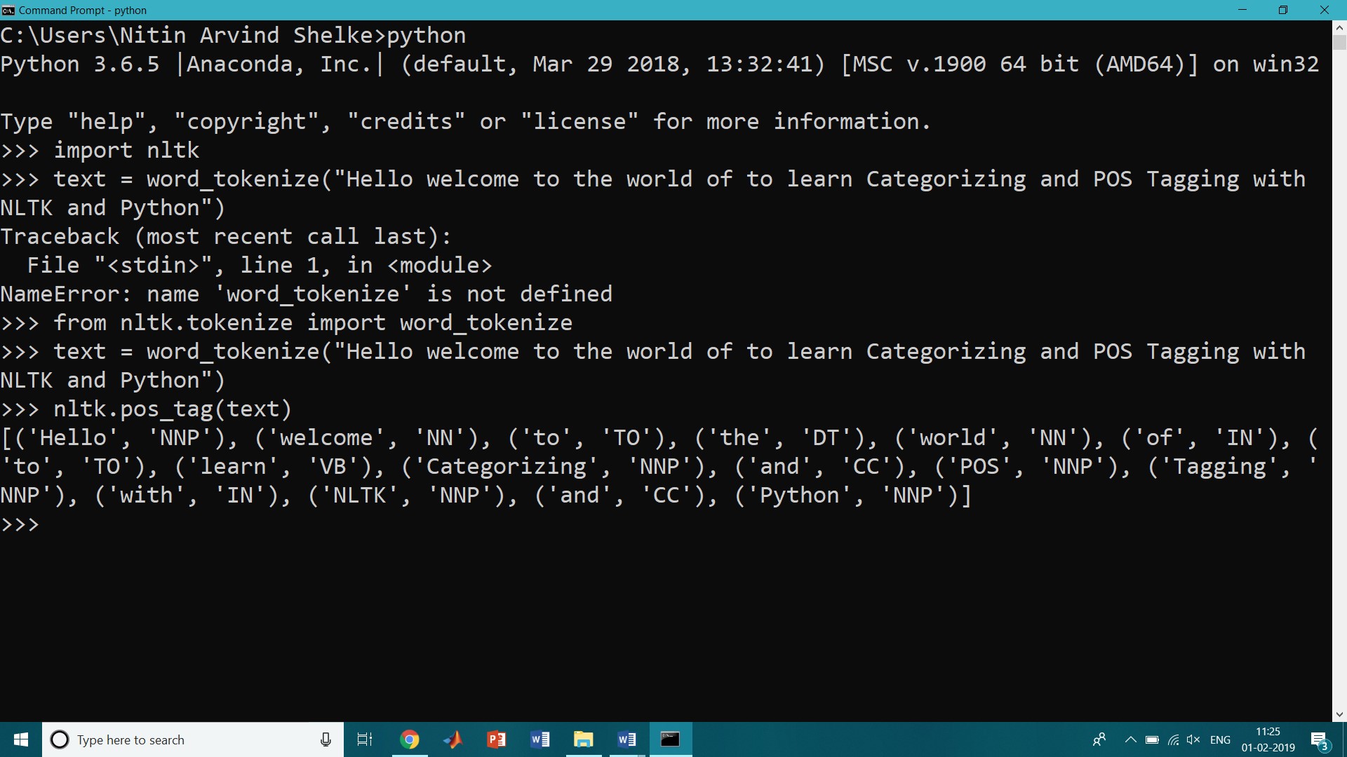 Categorizing and POS Tagging with NLTK Python Learntek