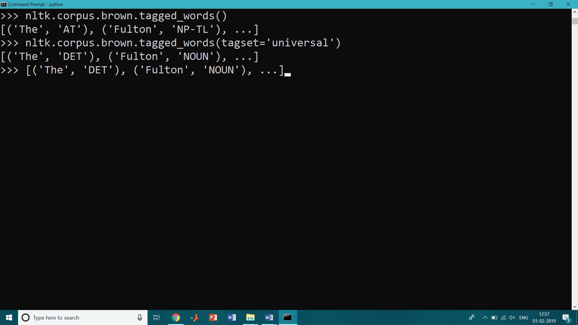 Categorizing and POS Tagging with NLTK Python Learntek
