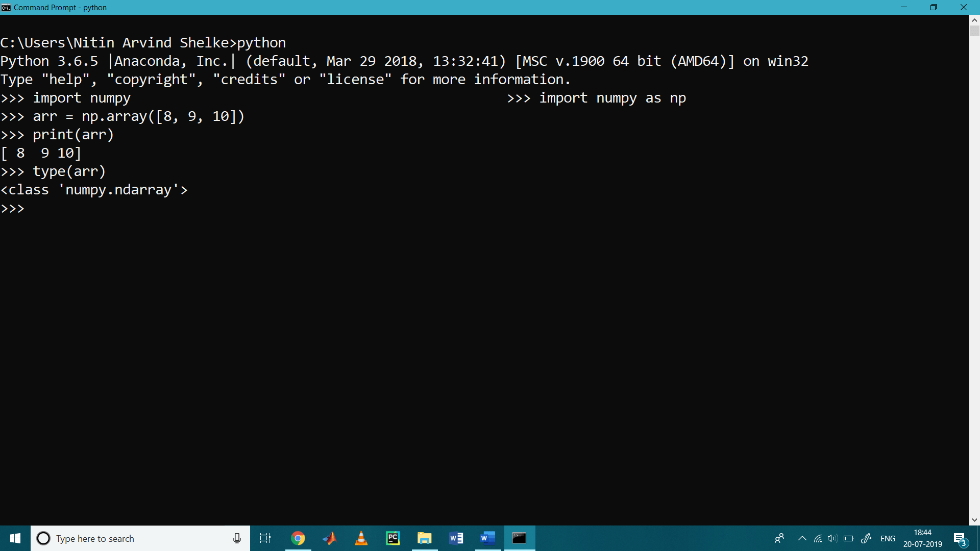 Python NumPy Array Learn NumPy Arrays with Examples Learntek