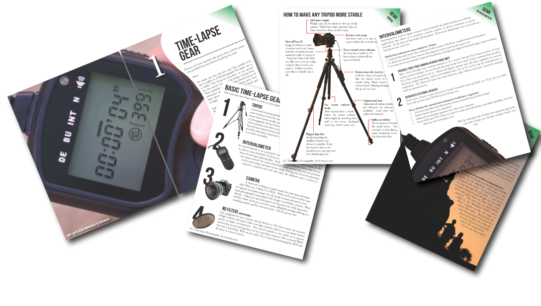 Timelapse Photography Book Chapter 1 Gear Learn Timelapse Photography