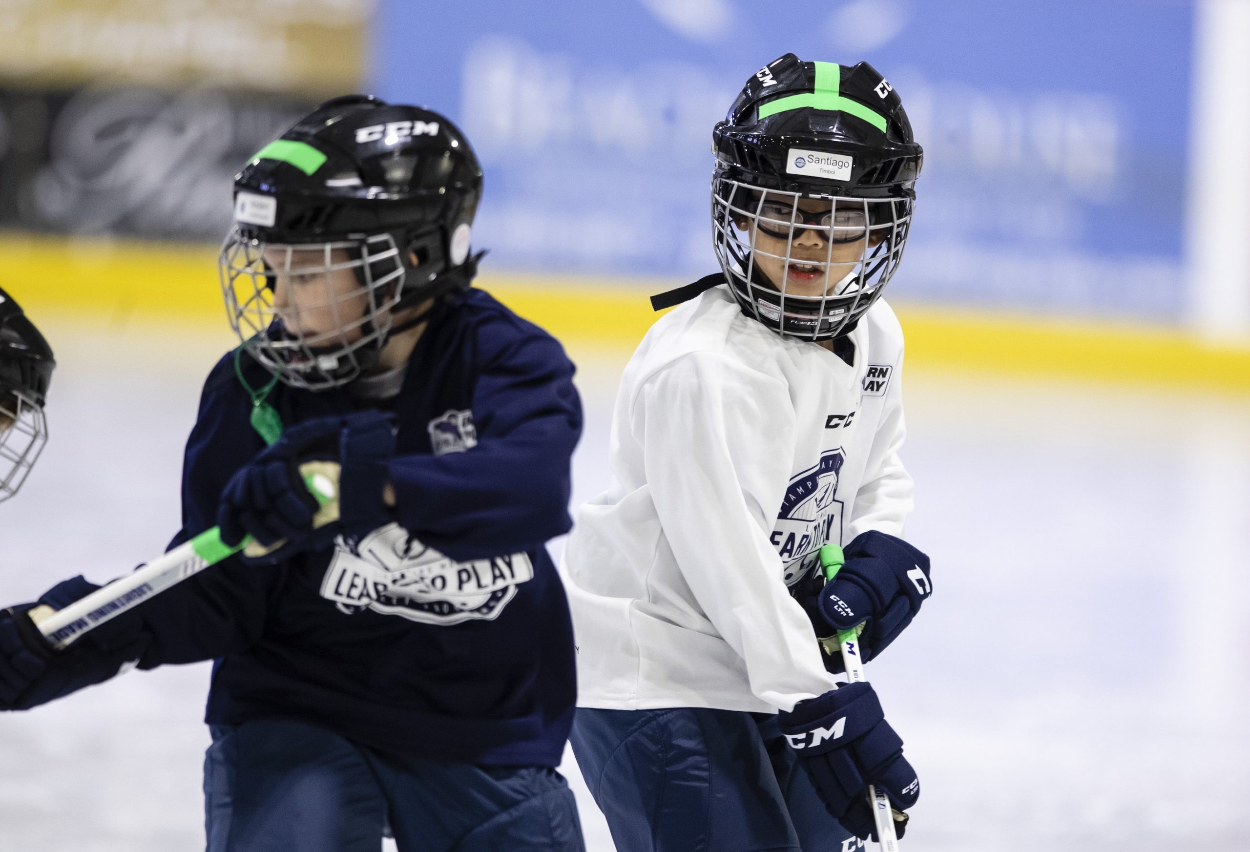 Lightning Learn to Play Hockey NHL