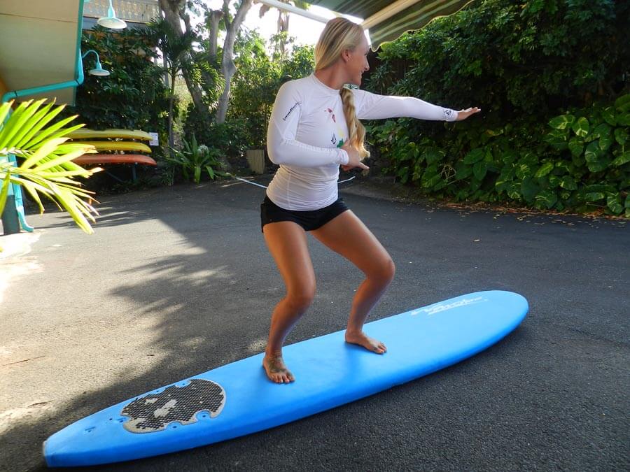 How to Pop Up on a Surfboard Learn To Surf Kona